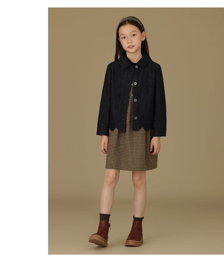 Ciel De Maman - Korean Children Fashion - #stylishchildhood - Classic Check One-piece - 8