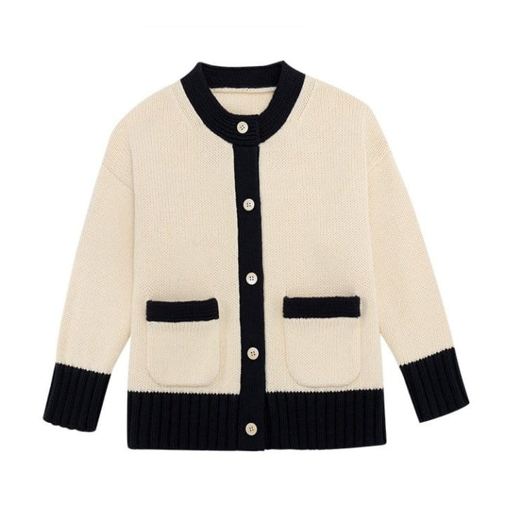 Ciel De Maman - Korean Children Fashion - #stylishchildhood - Single Button Collar Cardigan - 11