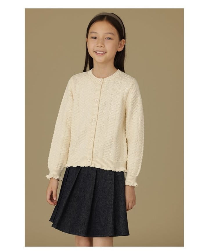 Ciel De Maman - Korean Children Fashion - #todddlerfashion - Sweet Wood Cardigan - 2