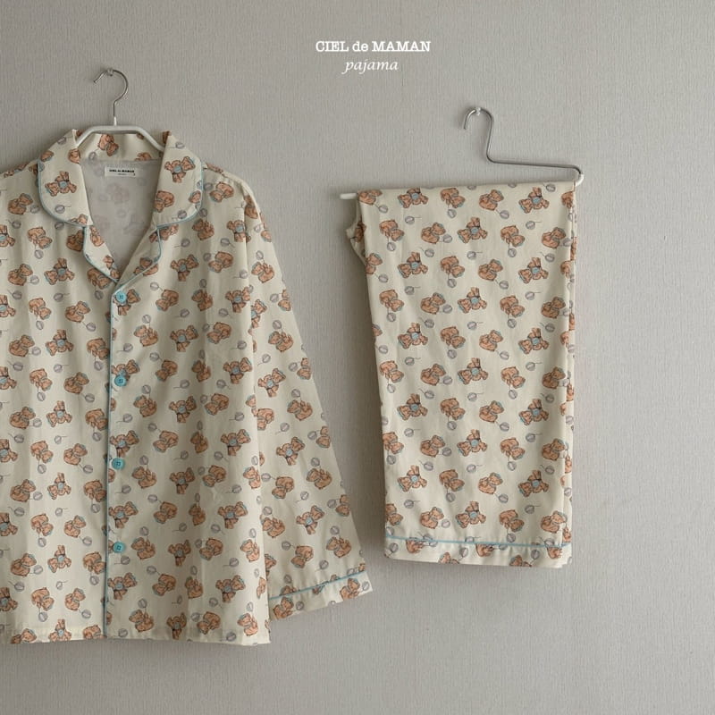 Ciel De Maman - Korean Women Fashion - #momslook - Bear Pajama Mom - 4