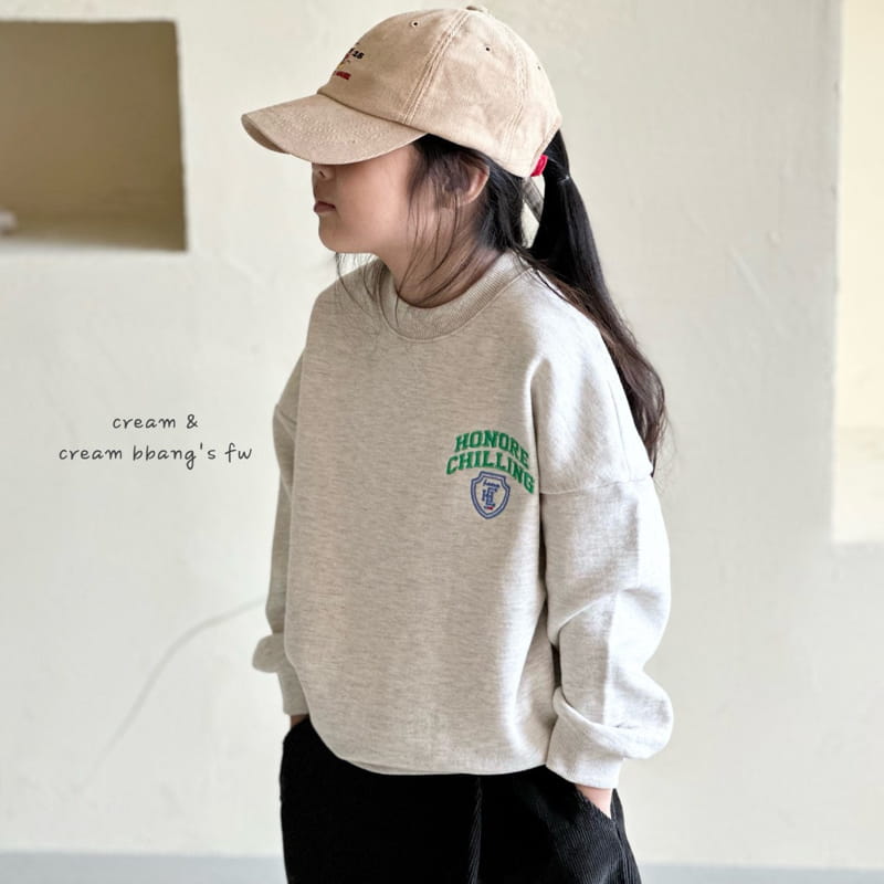 Cream Bbang - Korean Children Fashion - #Kfashion4kids - HC Embroidery Sweatshirt - 10