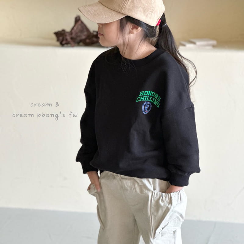 Cream Bbang - Korean Children Fashion - #discoveringself - HC Embroidery Sweatshirt - 5