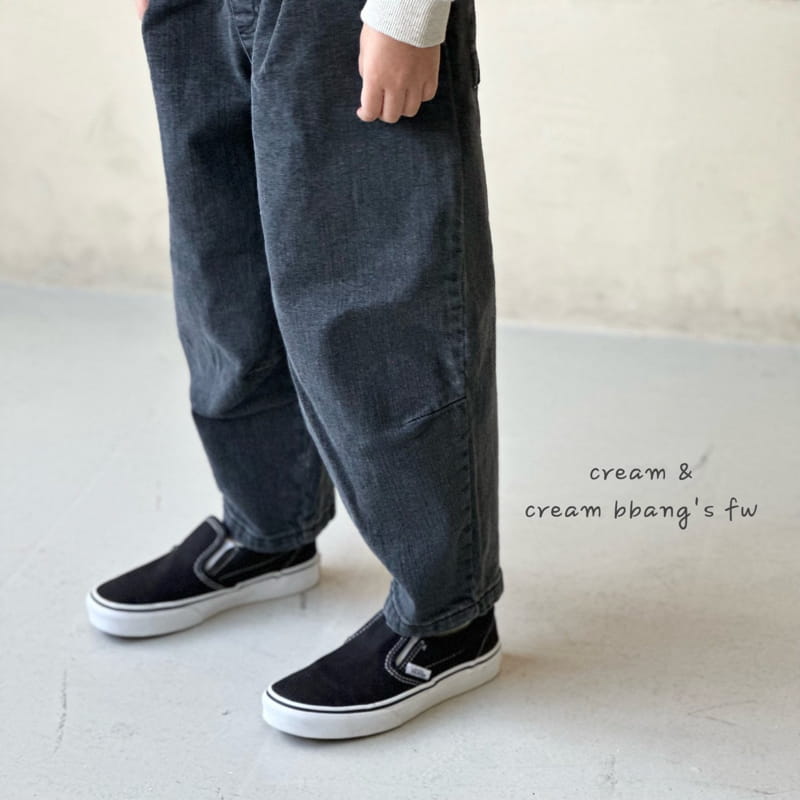 Cream Bbang - Korean Children Fashion - #fashionkids - Denim Pants - 5