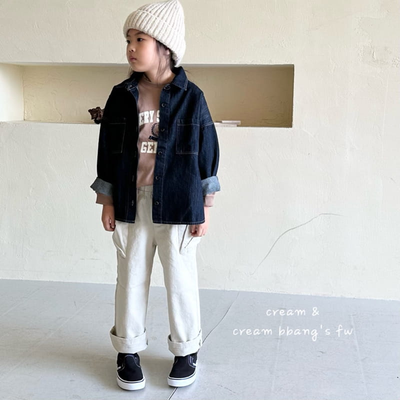 Cream Bbang - Korean Children Fashion - #kidzfashiontrend - Trend Denim Shirt - 7