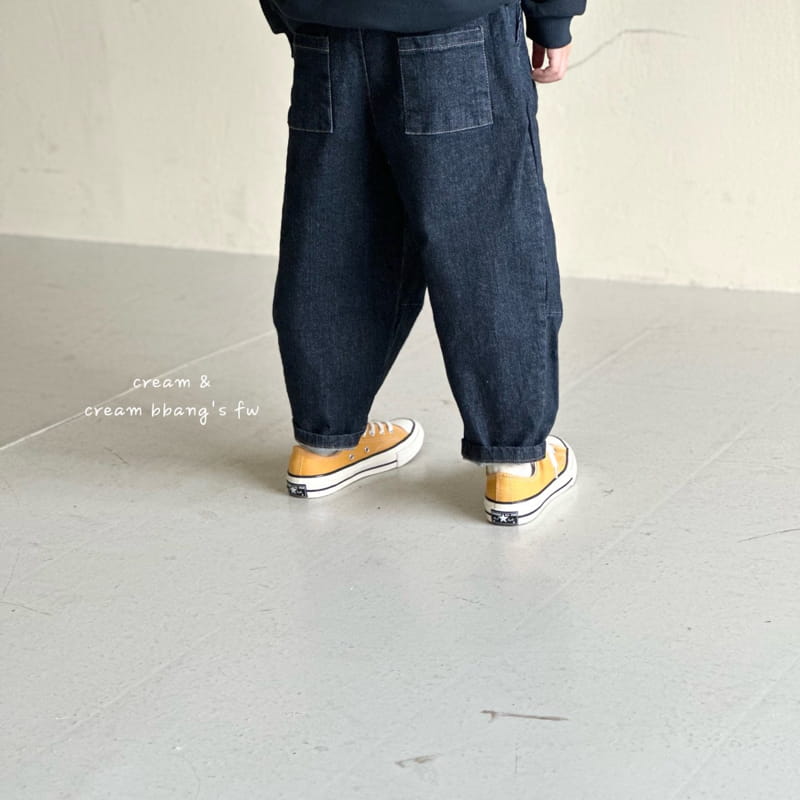 Cream Bbang - Korean Children Fashion - #minifashionista - Denim Pants - 12