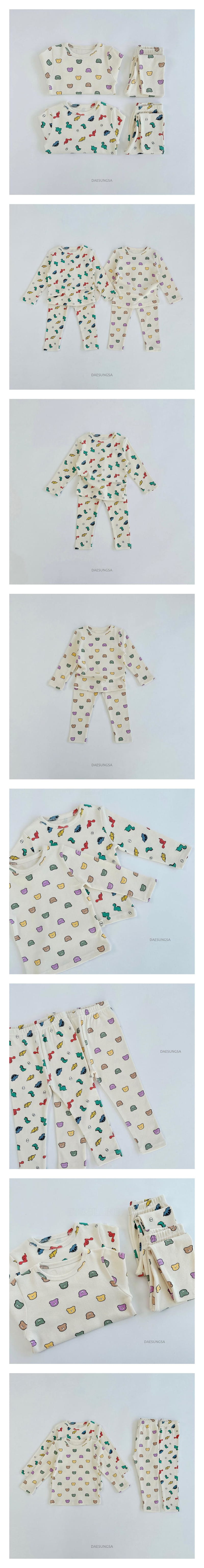 Dae Sung Sa - Korean Children Fashion - #fashionkids - Dino And Bear Easywear