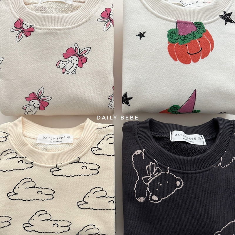Daily Bebe - Korean Children Fashion - #childofig - Pattern Sweatshirt - 11
