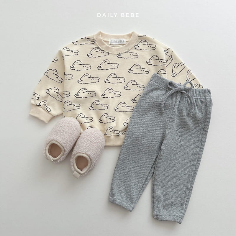 Daily Bebe - Korean Children Fashion - #magicofchildhood - Pattern Sweatshirt - 5