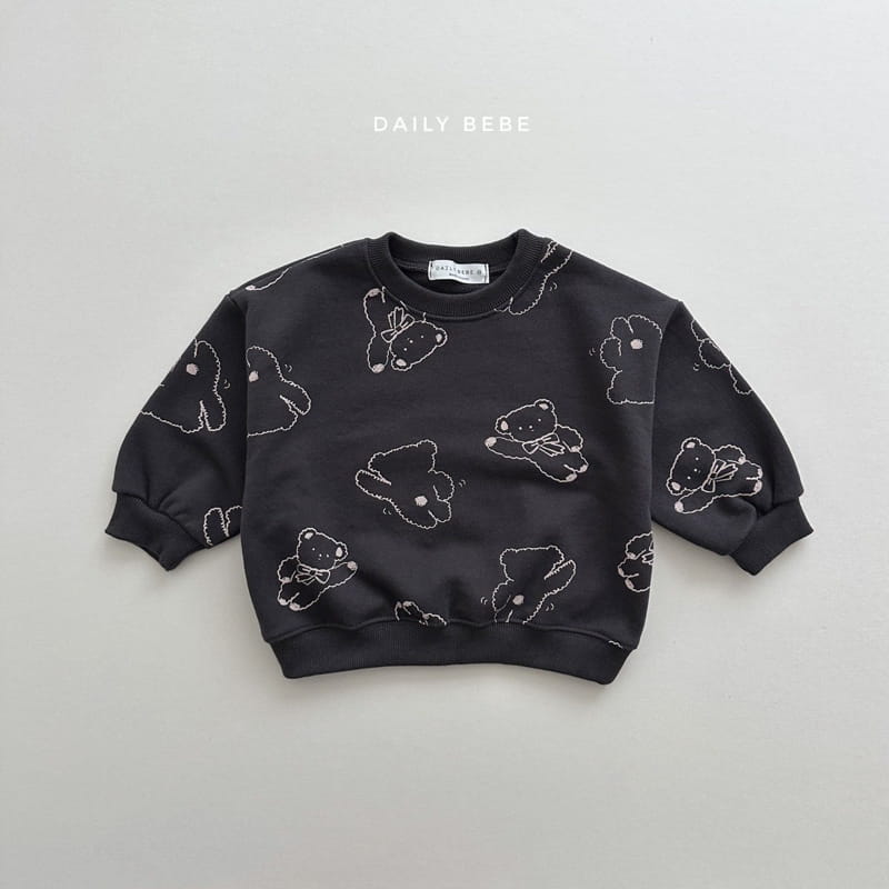 Daily Bebe - Korean Children Fashion - #todddlerfashion - Pattern Sweatshirt - 8