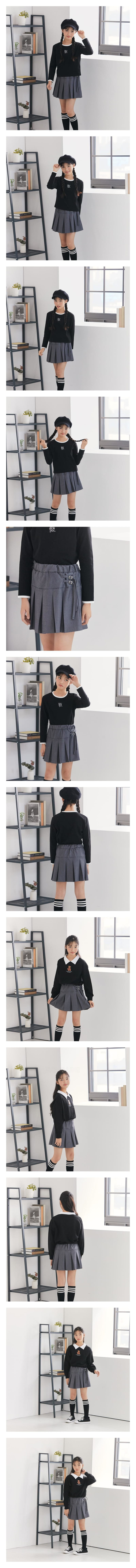 Dawon - Korean Children Fashion - #littlefashionista - Wrinkle Skirt Bijo