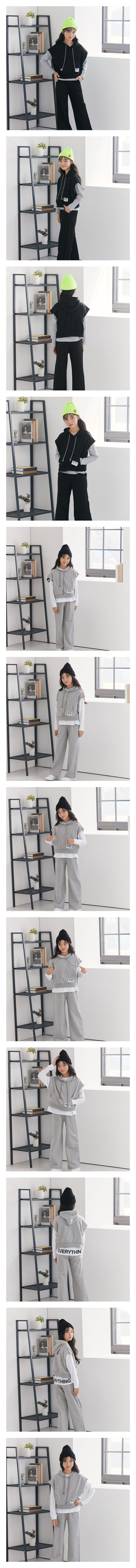 Dawon - Korean Children Fashion - #toddlerclothing - Hoody Vest