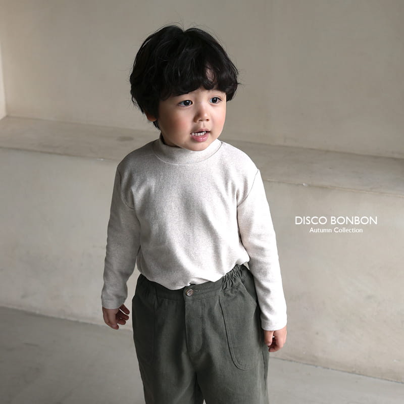 Disco Bonbon - Korean Children Fashion - #Kfashion4kids - Span Turtleneck Tee - 2