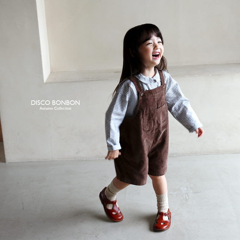 Disco Bonbon - Korean Children Fashion - #childofig - Fall Dungarees Pants - 11