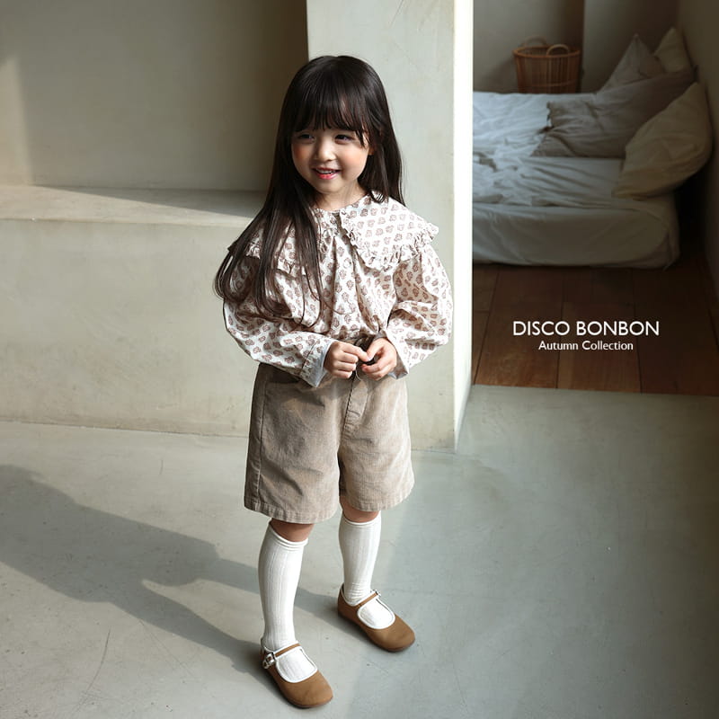 Disco Bonbon - Korean Children Fashion - #designkidswear - Bibibik Collar Blouse - 2