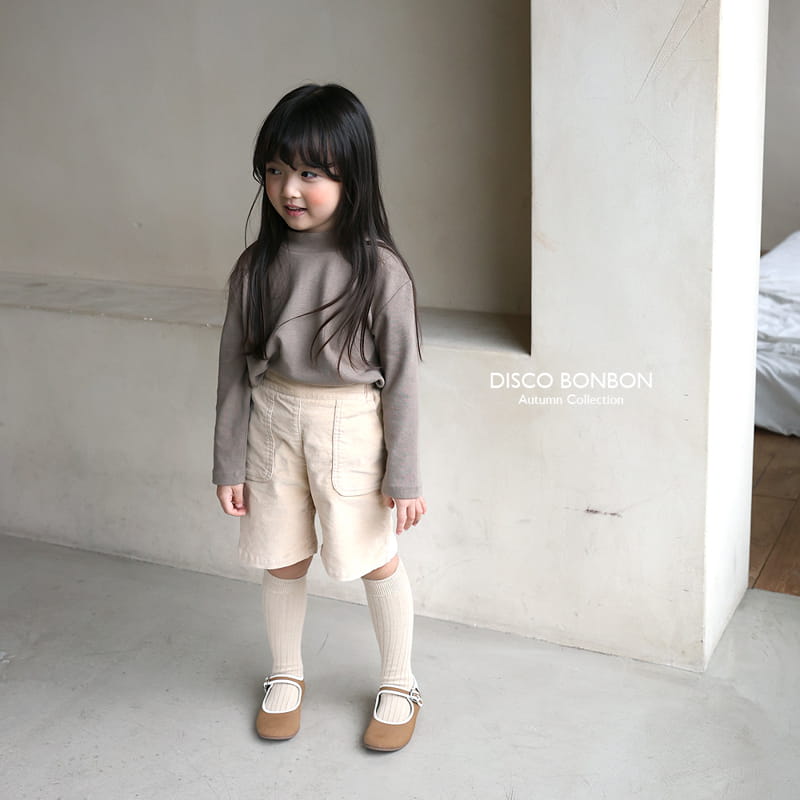Disco Bonbon - Korean Children Fashion - #designkidswear - Span Turtleneck Tee - 12