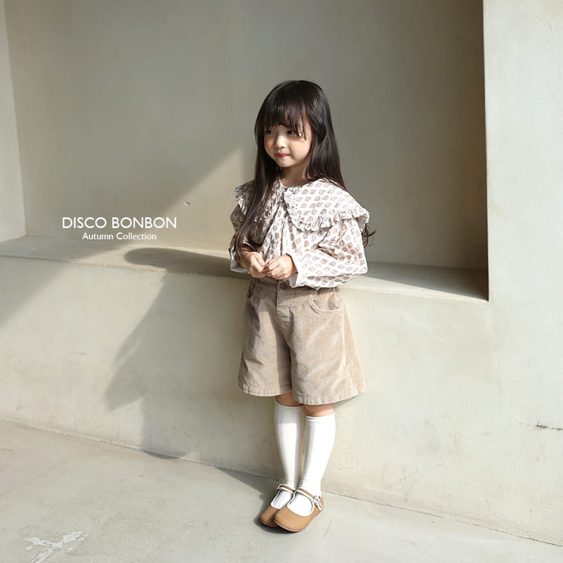 Disco Bonbon - Korean Children Fashion - #discoveringself - Bibibik Collar Blouse - 3