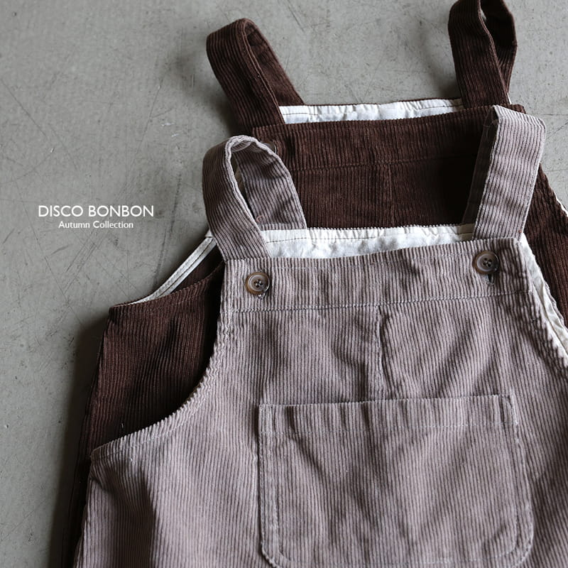 Disco Bonbon - Korean Children Fashion - #kidsstore - Fall Dungarees Pants