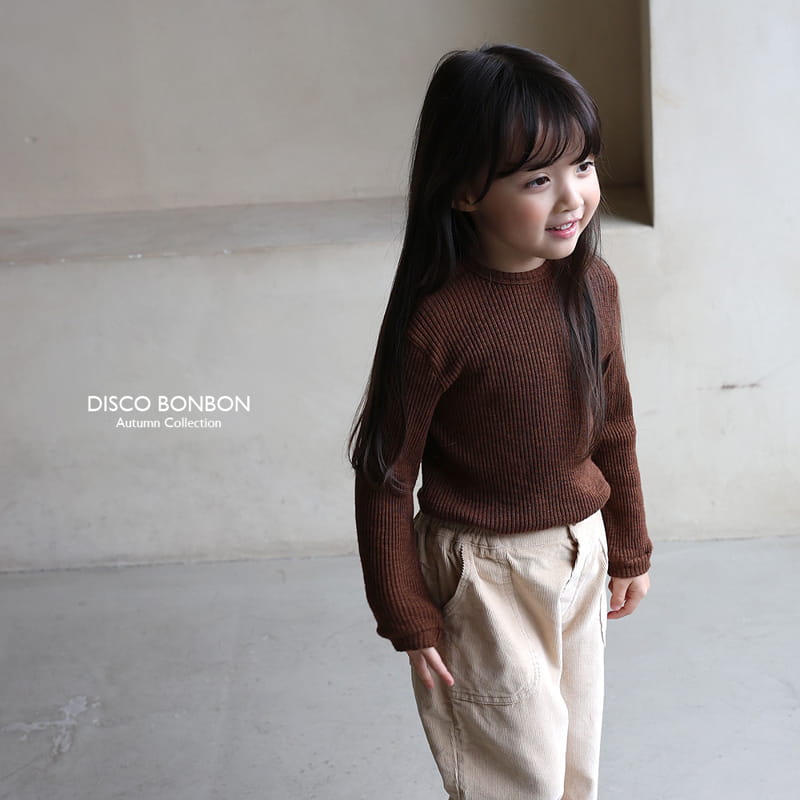 Disco Bonbon - Korean Children Fashion - #kidzfashiontrend - Knit Tee - 2