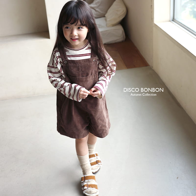 Disco Bonbon - Korean Children Fashion - #Kfashion4kids - Fall Dungarees Pants - 4