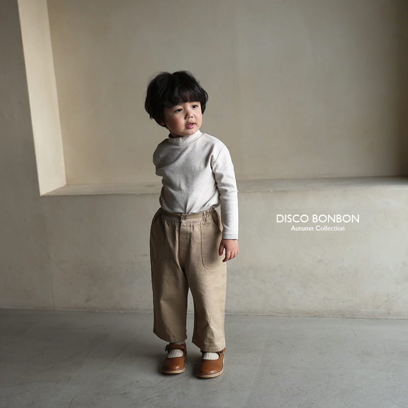 Disco Bonbon - Korean Children Fashion - #littlefashionista - Span Turtleneck Tee - 3