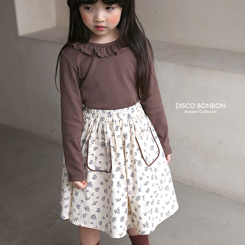 Disco Bonbon - Korean Children Fashion - #magicofchildhood - Classic Frill Tee - 6