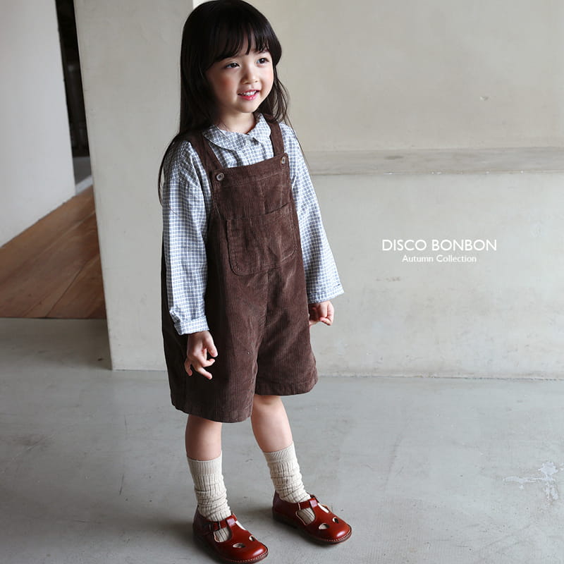 Disco Bonbon - Korean Children Fashion - #magicofchildhood - Fall Dungarees Pants - 5