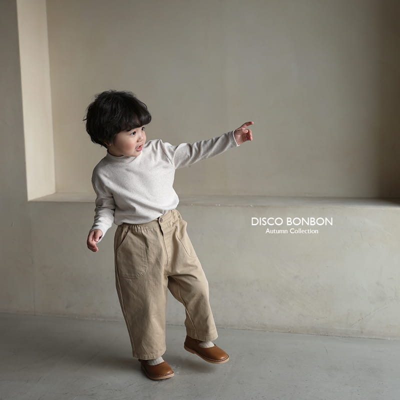Disco Bonbon - Korean Children Fashion - #littlefashionista - Span Turtleneck Tee - 4