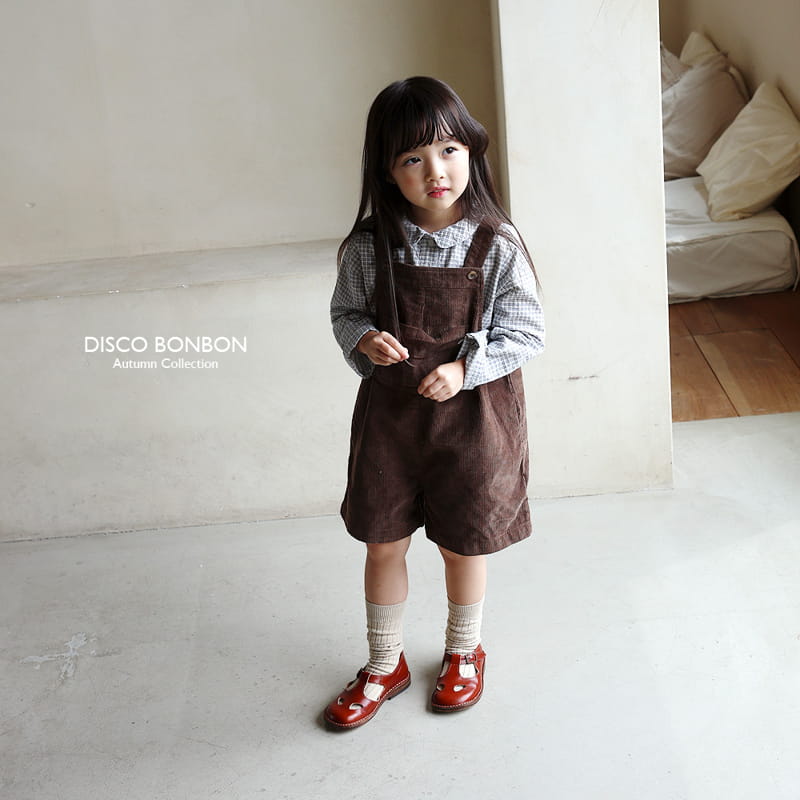 Disco Bonbon - Korean Children Fashion - #stylishchildhood - Fall Dungarees Pants - 10