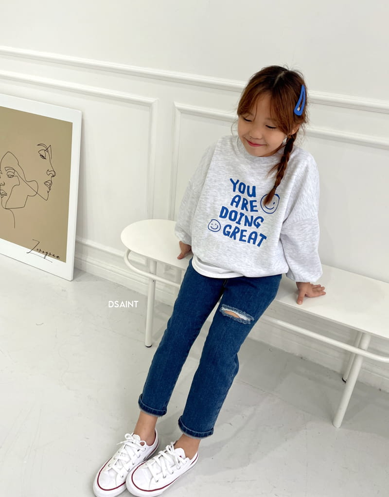 Dsaint - Korean Children Fashion - #discoveringself - You Are Doing Sweatshirt - 11