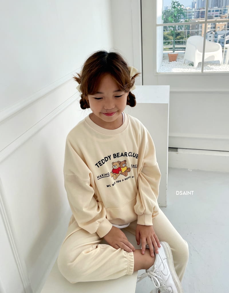 Dsaint - Korean Children Fashion - #kidsshorts - Teddy Set - 12