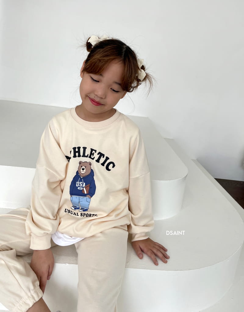 Dsaint - Korean Children Fashion - #kidsstore - Sport Bear Set - 8