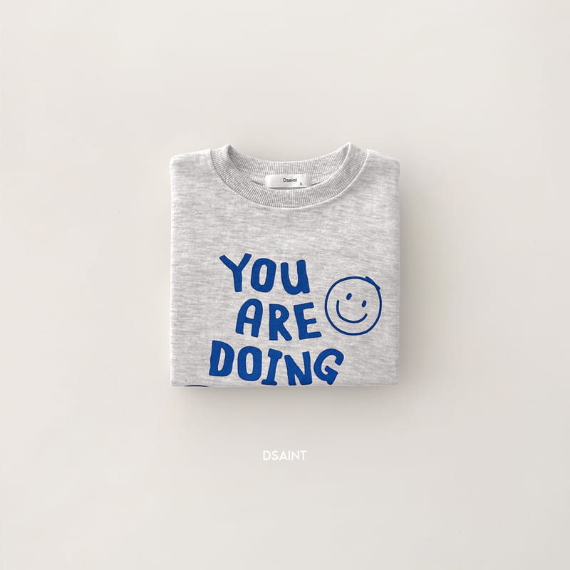 Dsaint - Korean Children Fashion - #minifashionista - You Are Doing Sweatshirt - 4