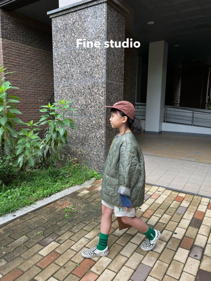 Fine-Studio - Korean Children Fashion - #kidzfashiontrend - Quilting Jumper - 4