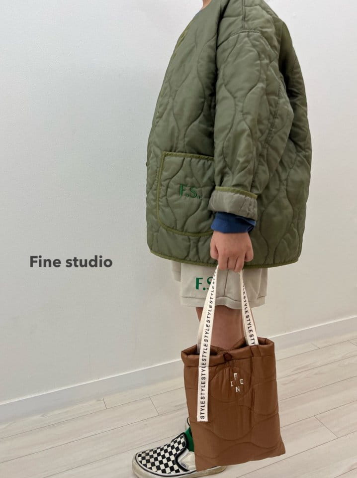 Fine-Studio - Korean Children Fashion - #childofig - Quilting Jumper - 9