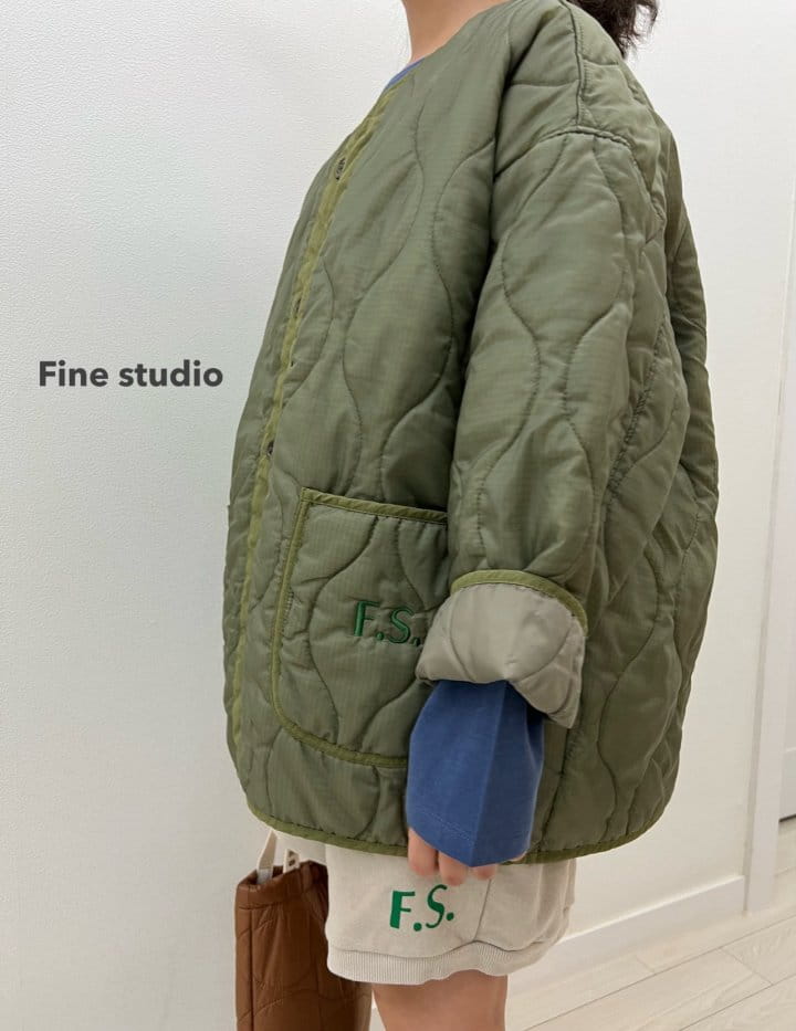 Fine-Studio - Korean Children Fashion - #childrensboutique - Quilting Jumper - 11