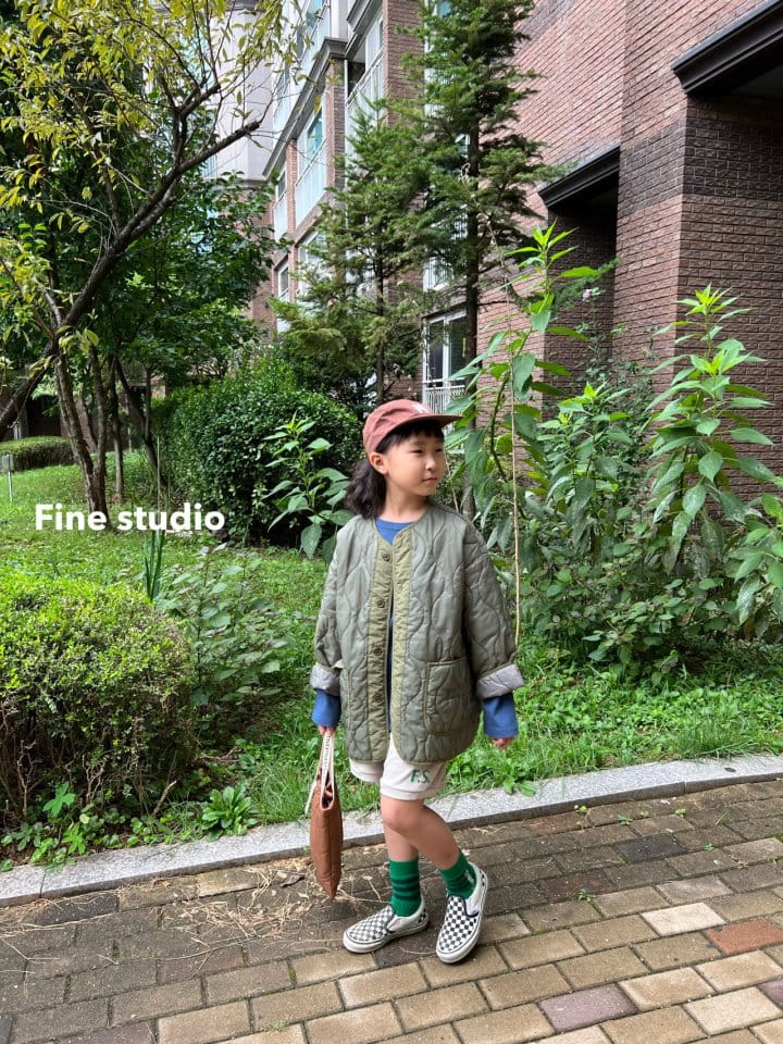 Fine-Studio - Korean Children Fashion - #littlefashionista - Quilting Jumper - 5