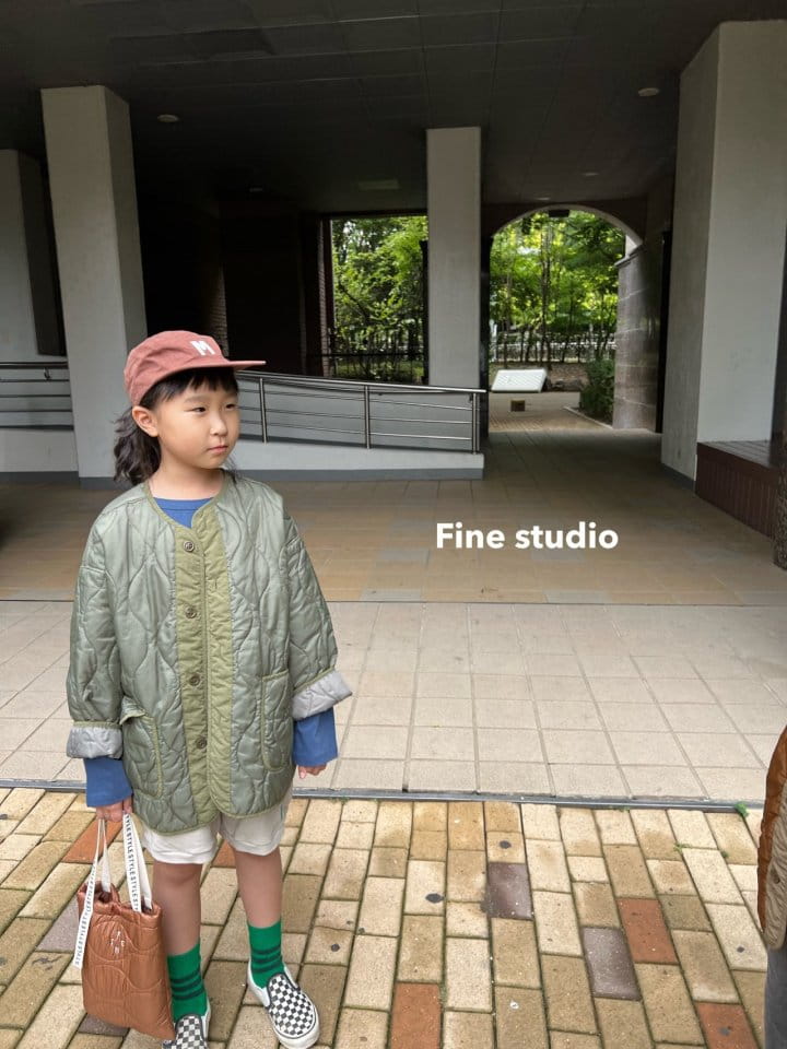 Fine-Studio - Korean Children Fashion - #minifashionista - Quilting Jumper - 7