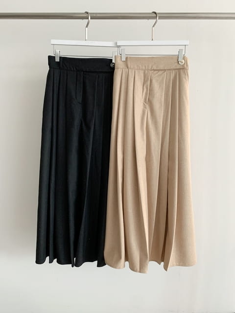 French Chic - Korean Women Fashion - #momslook - Franel Pleats Long Skirt - 9