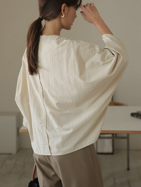 French Chic - Korean Women Fashion - #thelittlethings - Washa Sleeves Blouse - 4