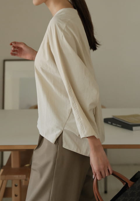 French Chic - Korean Women Fashion - #momslook - Washa Sleeves Blouse - 6