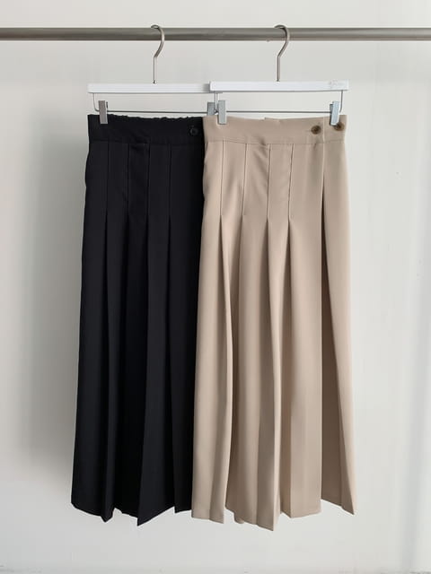 French Chic - Korean Women Fashion - #thelittlethings - Pintuck Pia Skirt Pants - 9