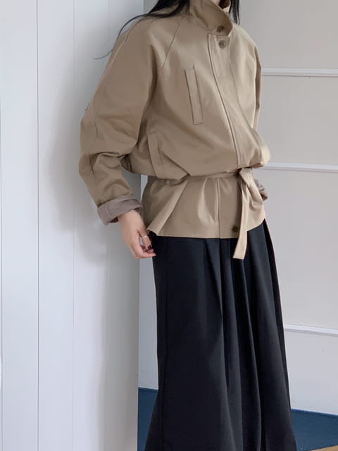 French Chic - Korean Women Fashion - #thelittlethings - Belted Safari Jacket - 5