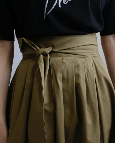 French Chic - Korean Women Fashion - #womensfashion - Pleated maxi skirt Plare - 9