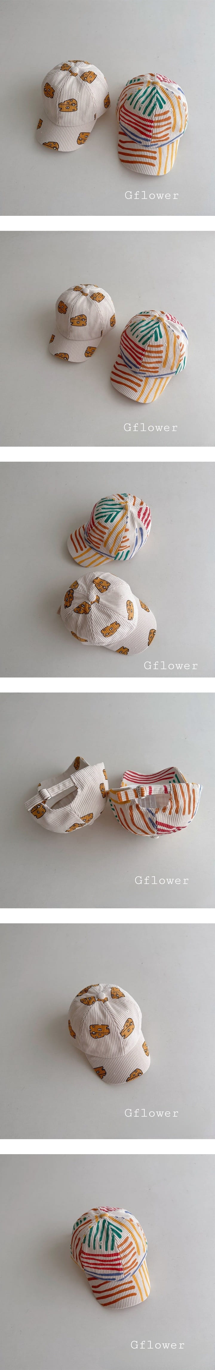 G Flower - Korean Children Fashion - #childrensboutique - Rib Smile Ball Cap