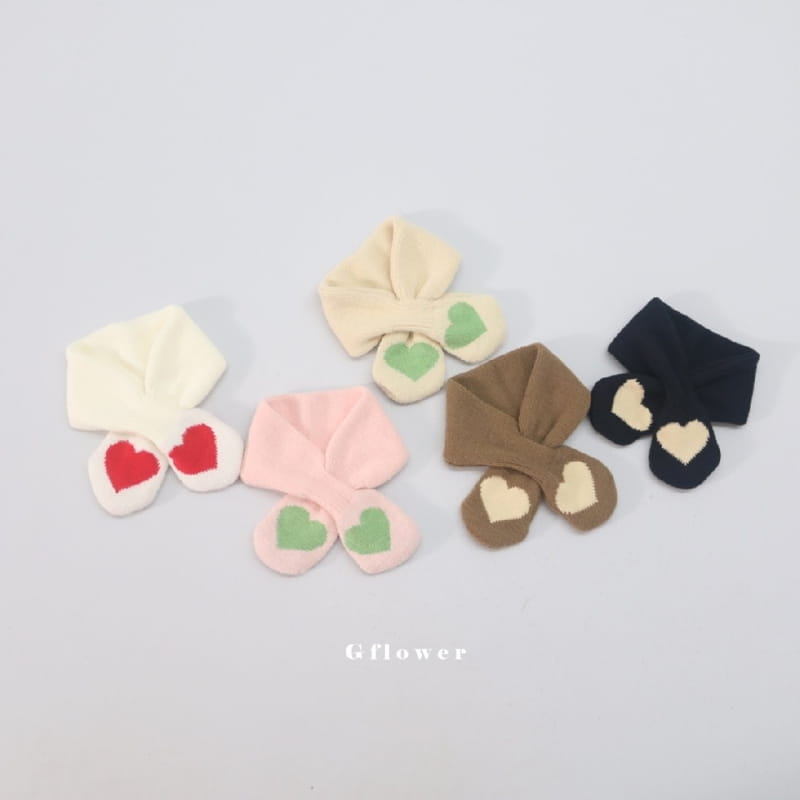 G Flower - Korean Children Fashion - #designkidswear - Heart Petit Muffler