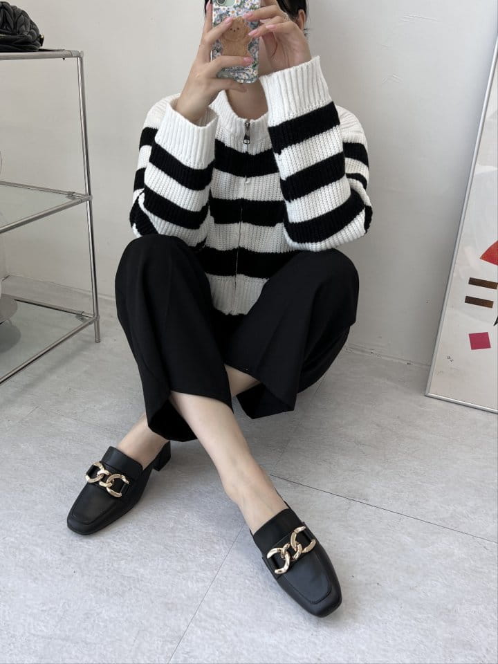 Golden Shoe - Korean Women Fashion - #momslook - 8051 Slippers - 10