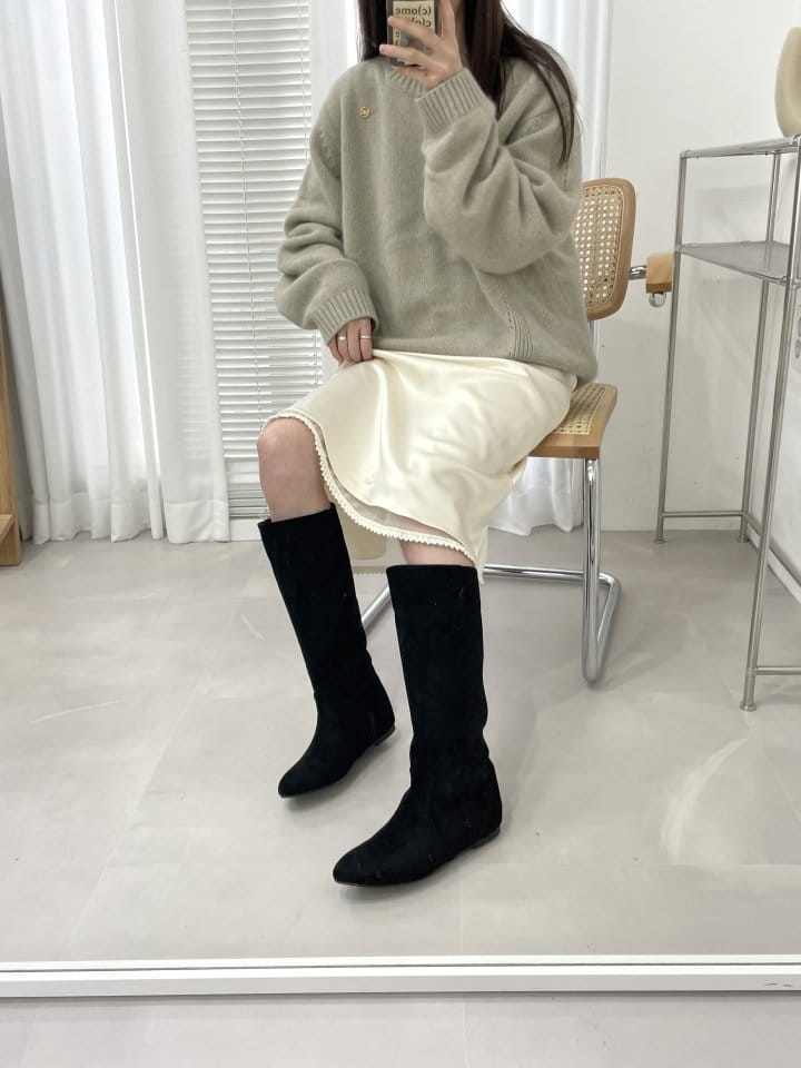 Golden Shoe - Korean Women Fashion - #momslook - 1099 Boots - 3