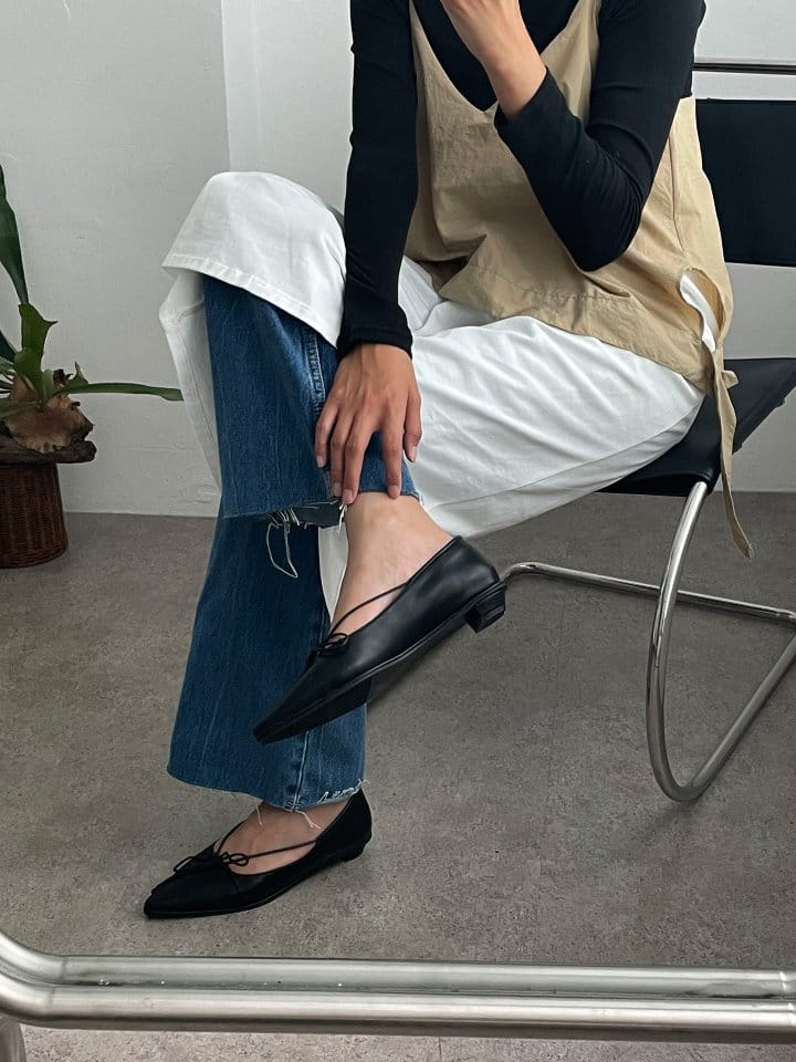 Golden Shoe - Korean Women Fashion - #romanticstyle - 7209 Flats - 3