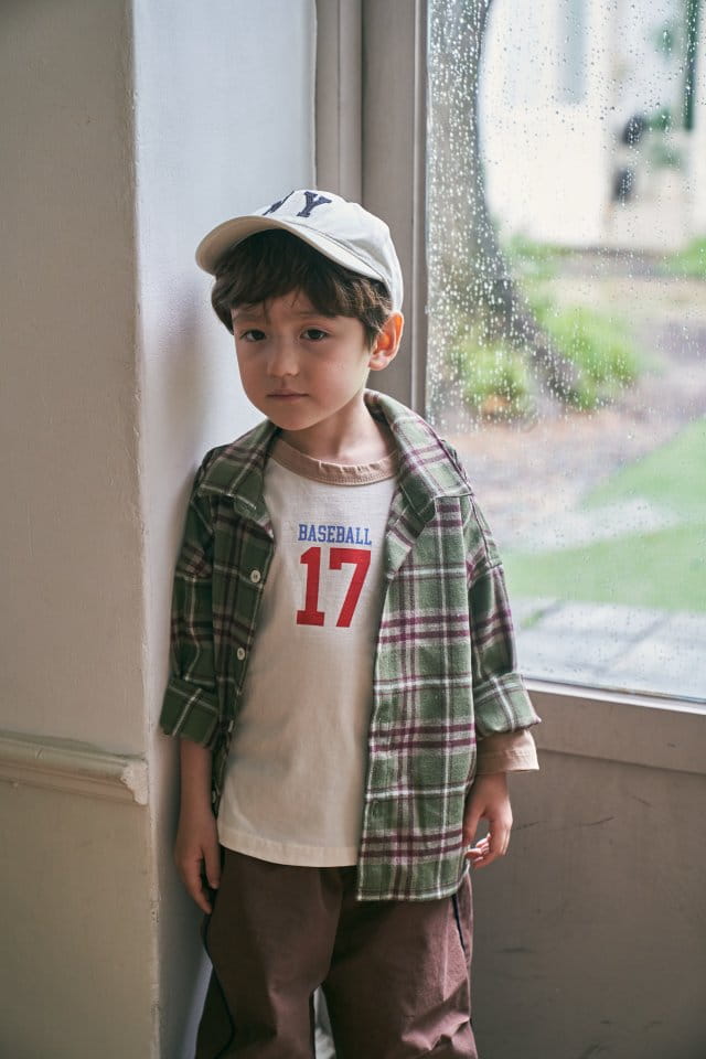 Green Tomato - Korean Children Fashion - #childofig - Check Shirt - 7