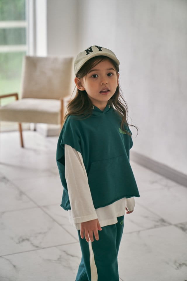 Green Tomato - Korean Children Fashion - #childrensboutique - Original Top Bottom Set